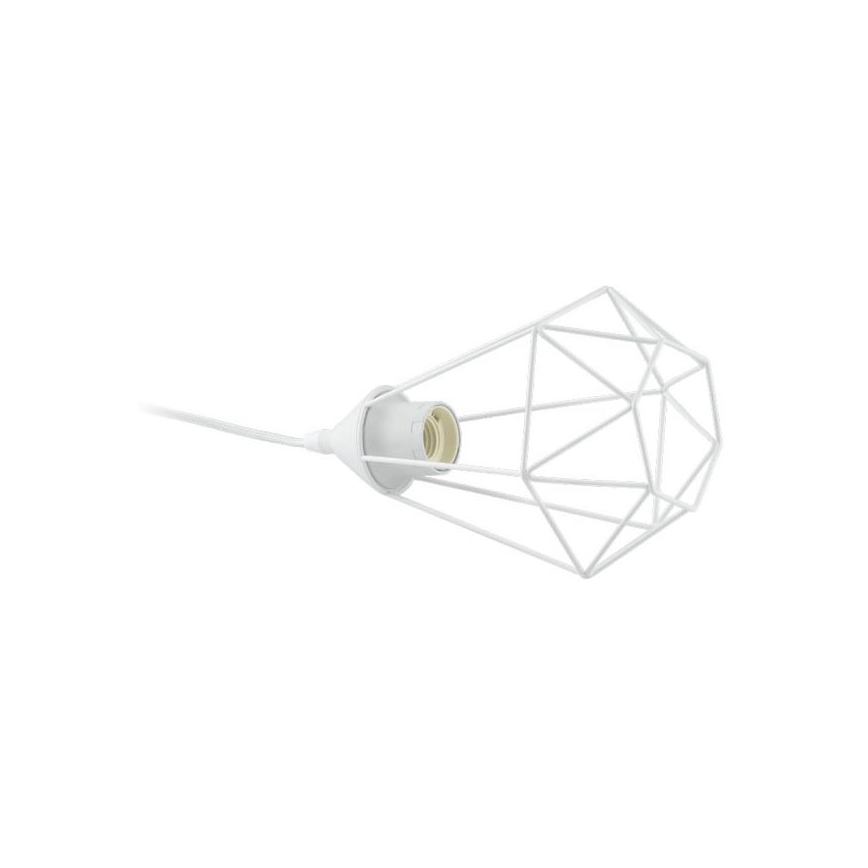 Eglo 79085 - Tafellamp met stekker BYRON 1xE27/60W/230V wit