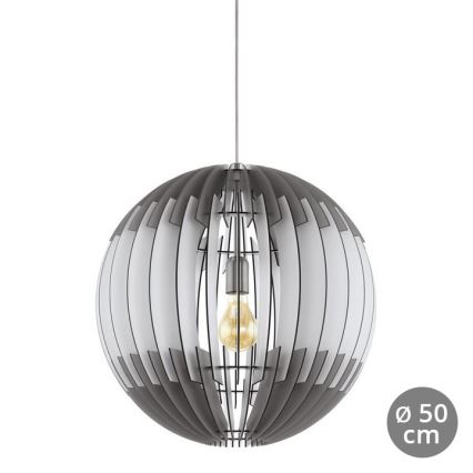 Eglo 79138 - Hanglamp aan koord OLMERO 1xE27/60W/230V