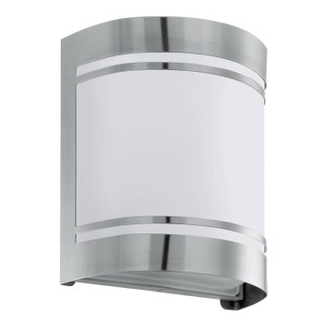 Eglo 79283 - Wandlamp voor buiten CERNO 1xE27/40W/230V glanzend chroom IP44