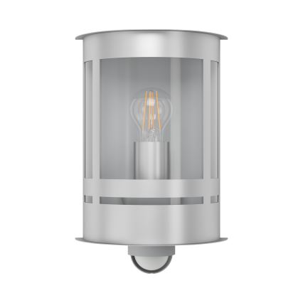 Eglo 79286 - Buitenmuurlamp met schemer- en bewegingssensor TRIBANO 1xE27/60W/230V IP44