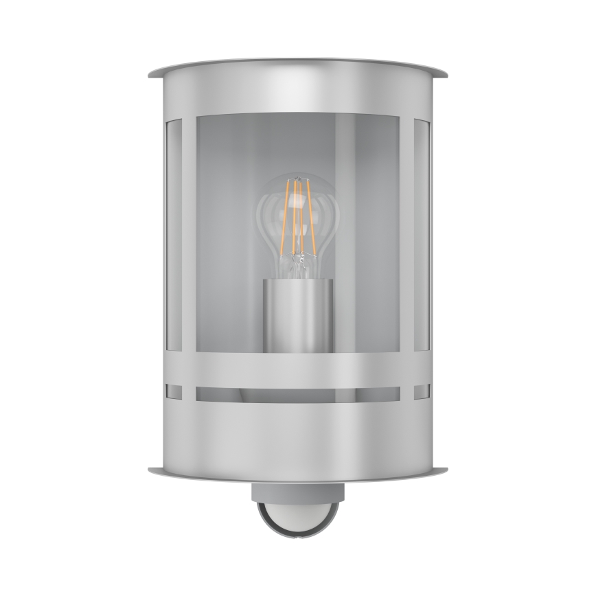 Eglo 79286 - Buitenmuurlamp met schemer- en bewegingssensor TRIBANO 1xE27/60W/230V IP44