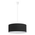 Eglo 79304 - Hanglamp aan kabel CLINTON 3xE27/60W/230V zwart