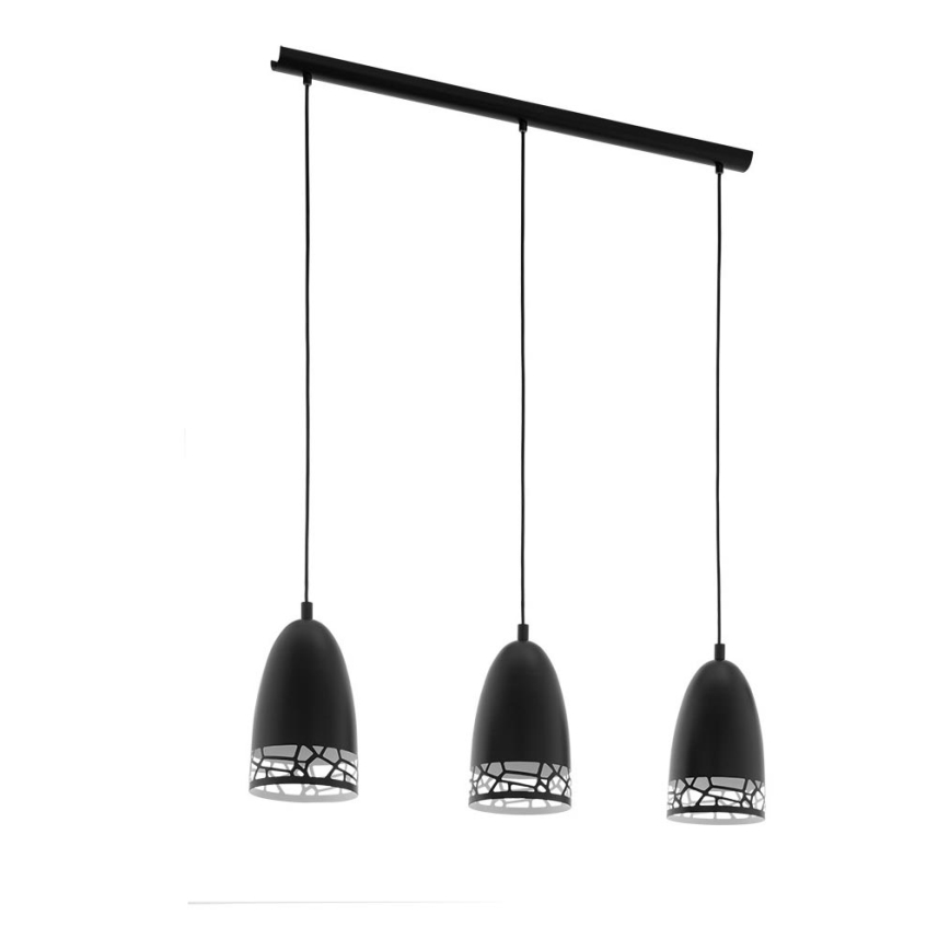 Eglo 79354 - Hanglamp aan koord SAVIGNANO 3xE27/60W/230V