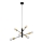 Eglo 79453 - Hanglamp aan een koord SAN ROBERTO 6xE27/60W/230V zwart/goud