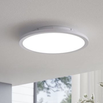 Eglo 79469 - Dimbare LED Plafondlamp POZZALLO LED/21W/230V 2700-6500K wit + afstandsbediening