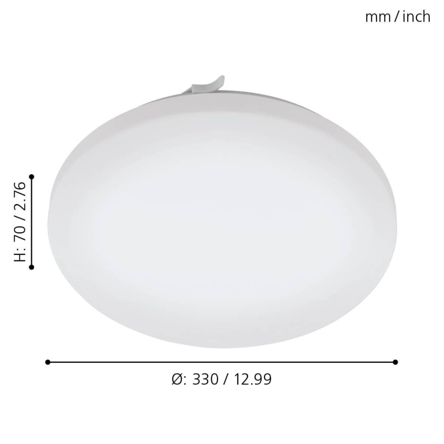Eglo 79523 - LED Badkamer plafondlamp TUSCOLA LED/14,6W/230V IP44