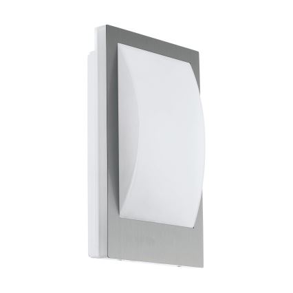 Eglo 79591 - Wandlamp voor buiten FLAMMIGNANO 1xE27/9W/230V IP44 mat chroom