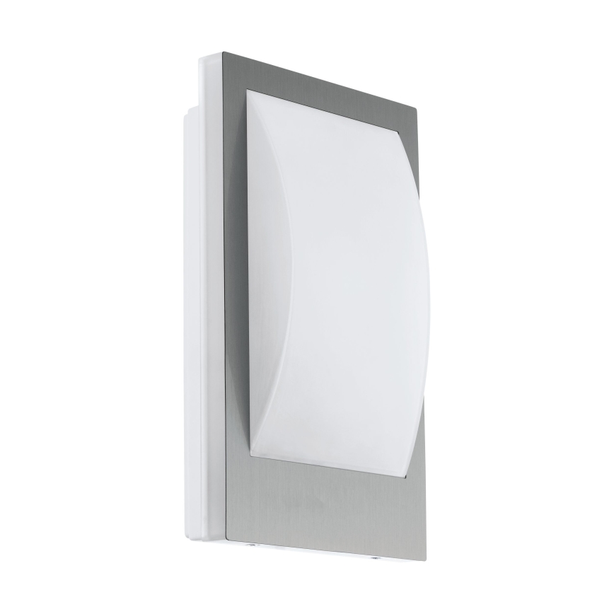 Eglo 79591 - Wandlamp voor buiten FLAMMIGNANO 1xE27/9W/230V IP44 mat chroom