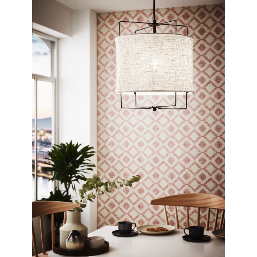 Eglo 79644 - Hanglamp met kabel BRIDEKIRK 1xE27/40W/230V