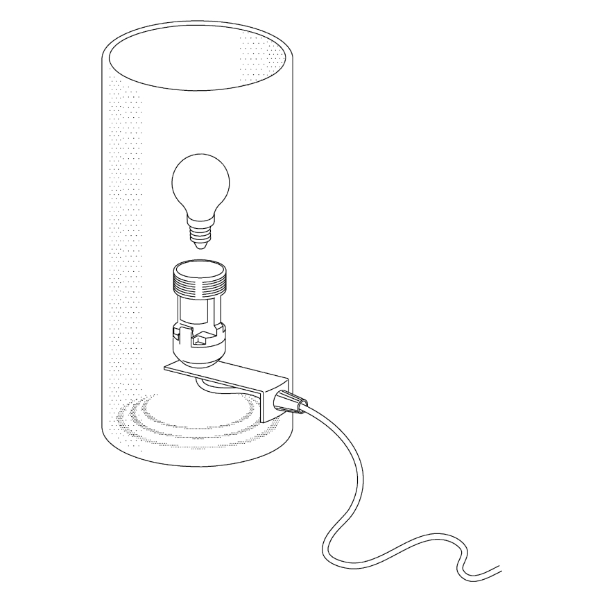 Eglo - Tafellamp 1xE14/60W/230V