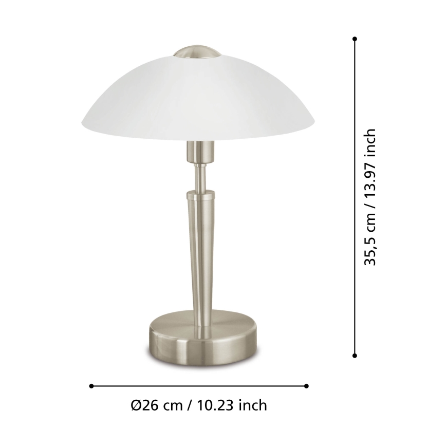Eglo 85104 - Dimbare tafellamp SOLO 1 1xE14/40W/230V