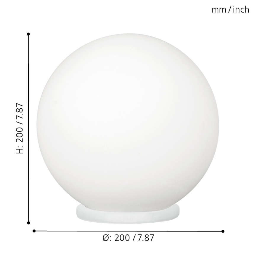 EGLO - Tafellamp 1xE27/60W/230V diameter 20 cm