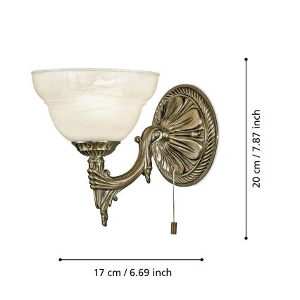 EGLO - Wandlamp 1xE14/40W/230V