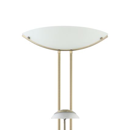 EGLO - Dimbare staande lamp BAYA 1xR7s/230W + 1xG9/33W brons