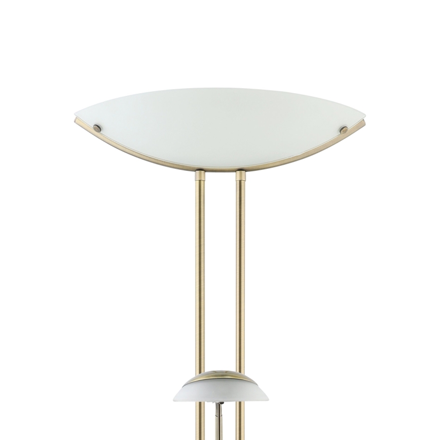 EGLO - Dimbare staande lamp BAYA 1xR7s/230W + 1xG9/33W brons