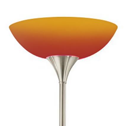 EGLO - Staande lamp 1xE27/60W + 1xE14/25W mat nikkel