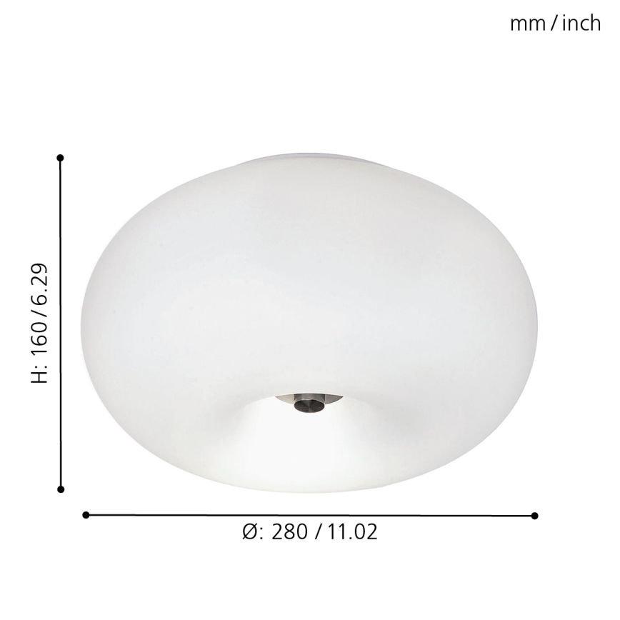 EGLO - Plafondlamp OPTICA 2xE27/60W diameter 28 cm