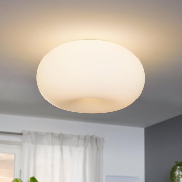 EGLO 86812 - Plafondlamp OPTICA 2xE27/60W/230V opaalglas