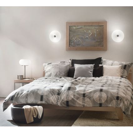 EGLO - Plafondlamp OPTICA 2xE27/60W/230V opaalglas diameter 35 cm