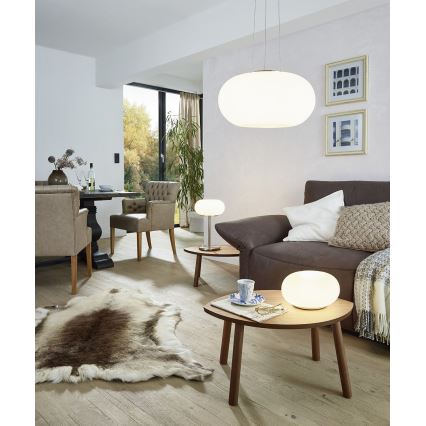 EGLO - Hanglamp aan een koord OPTICA 2xE27/60W diameter 35 cm