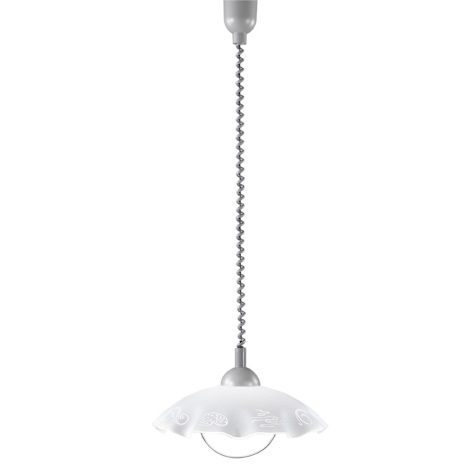 Eglo 87062 - Hanglamp met trekpendel BRENDA 1xE27/60W/230V