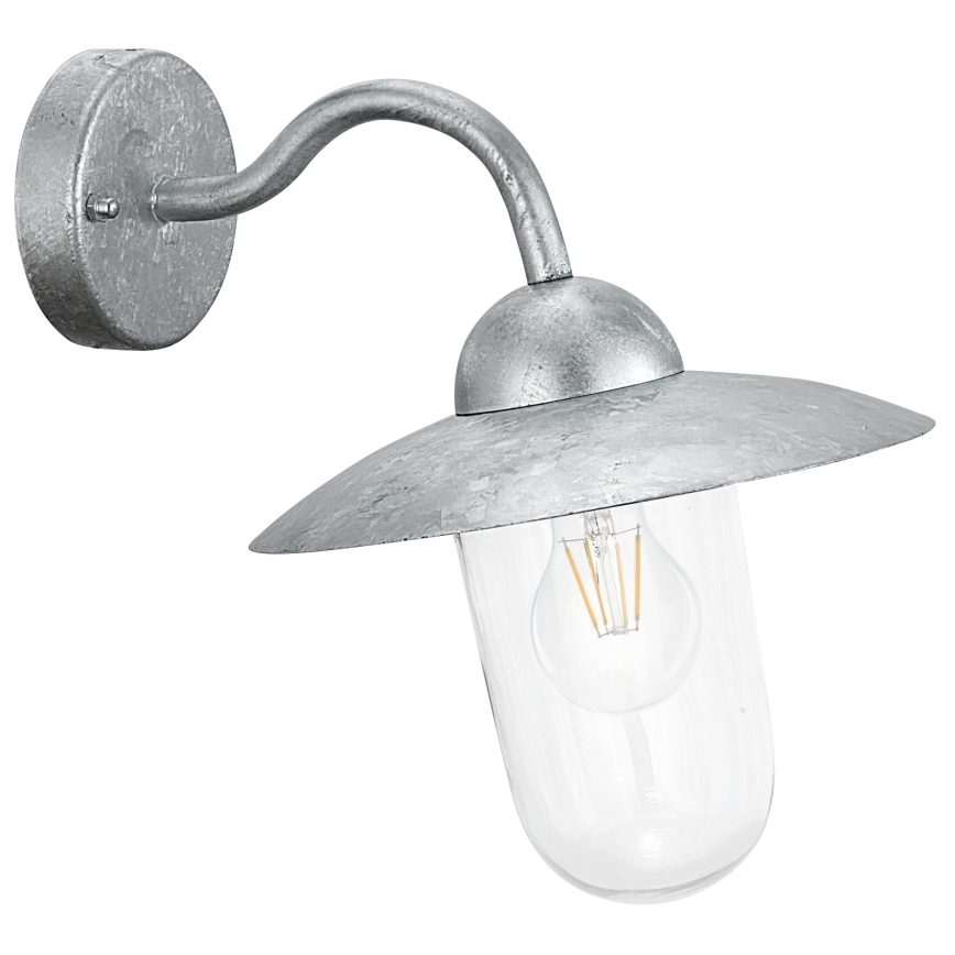 EGLO - Buiten wandlamp gegalvaniseerd staal IP44