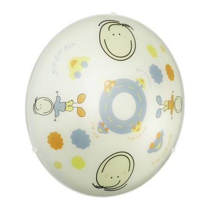 EGLO 88972 - Kinderplafondlamp JUNIOR 2, 2xE27/60W, kleurrijk