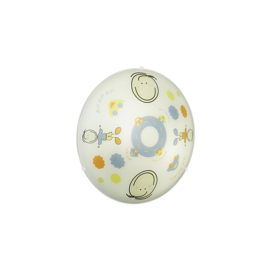 EGLO 88972 - Kinderplafondlamp JUNIOR 2, 2xE27/60W, kleurrijk