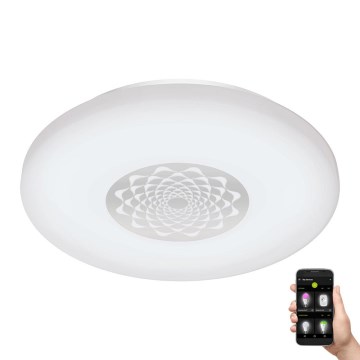 Eglo 900008 - Dimbare LED-plafondlamp CAPASSO LED/15,6W/230V 2700-6500K