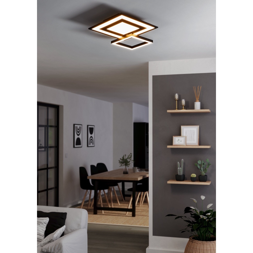 Eglo - LED RGBW Dimbaar plafondlamp LED/21,6W/230V ZigBee