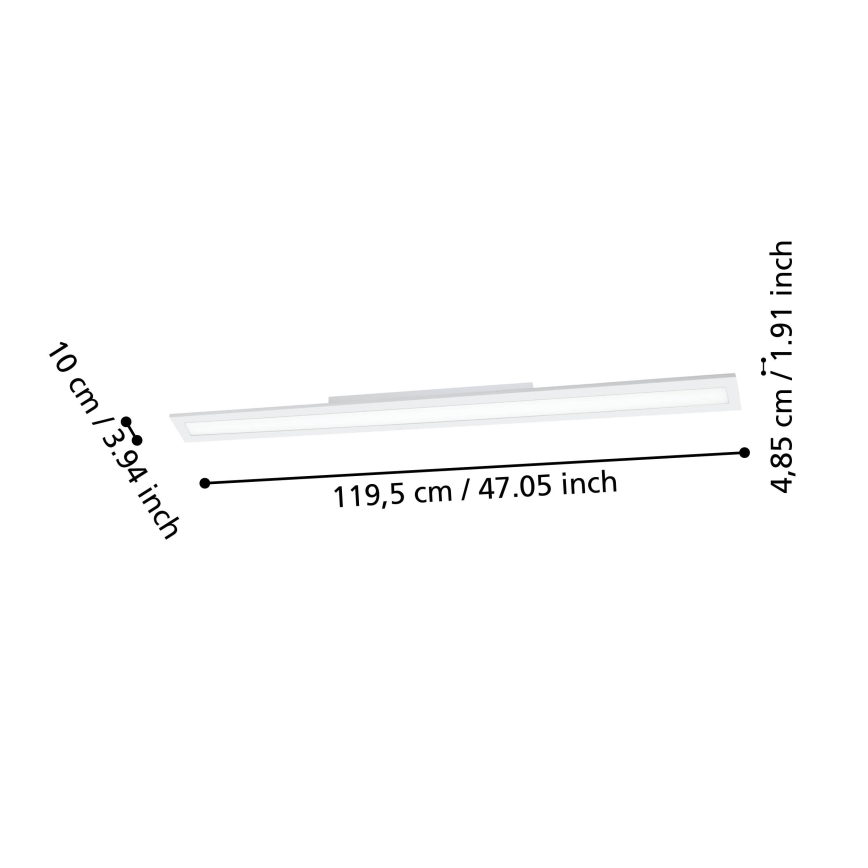 Eglo - LED dimbare plafondlamp LED/33,5W/230V 2700-6500K wit ZigBee