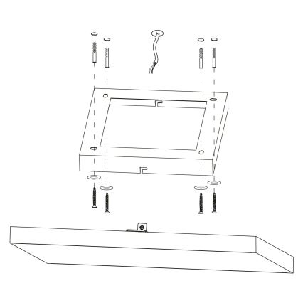 Eglo - Dimbare LED RGBW Plafond Lamp LED/16W/230V ZigBee