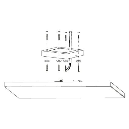Eglo - LED RGBW Dimbaar plafondlamp LED/32,4W/230V ZigBee