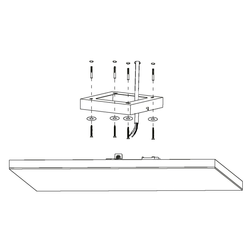 Eglo - LED RGBW Dimbaar plafondlamp LED/32,4W/230V ZigBee