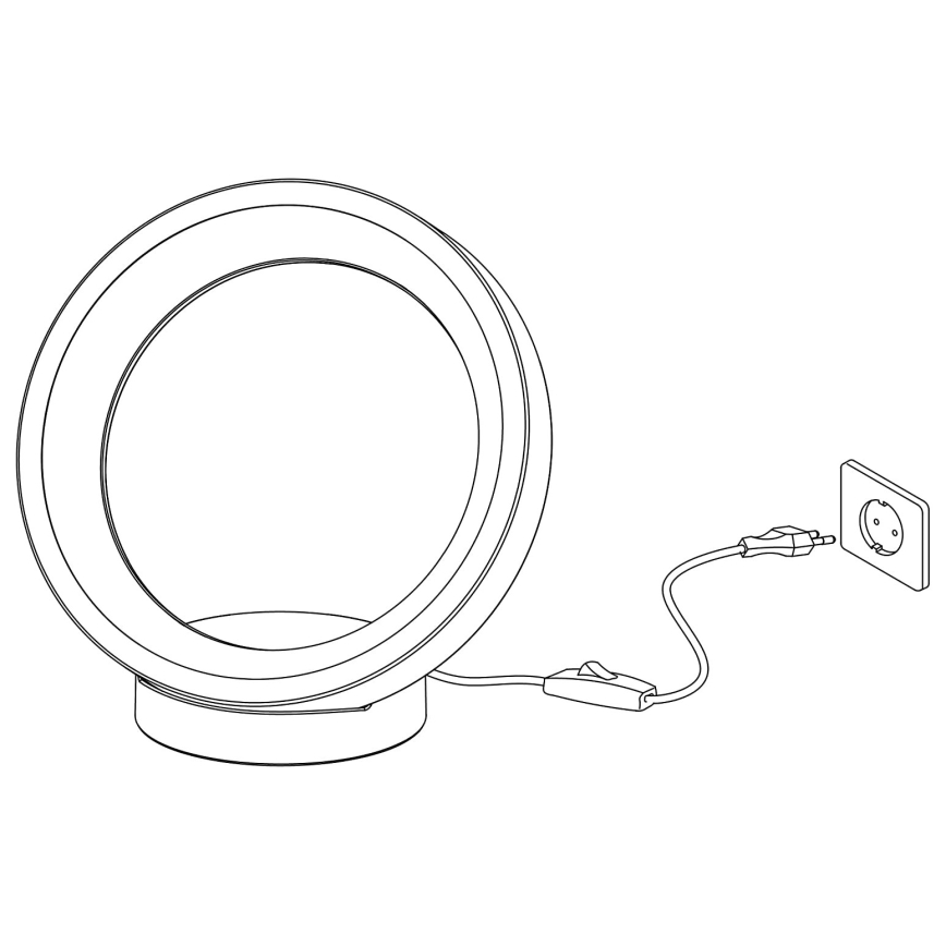 Eglo - Dimbare LED RGBW Tafel Lamp LED/16W/230V ZigBee