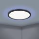 Eglo - Dimbare LED RGBW Plafond Lamp LED/14,6W/230V zwart ZigBee