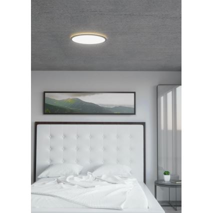 Eglo - LED RGBW Dimbare plafondlamp LED/16,5W/230V zwart ZigBee