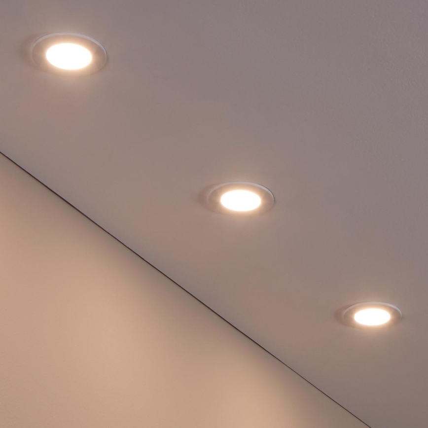 Eglo - SET van 3 dimbare LED inbouwspots FUEVA-Z LED/2,8W/230V IP44