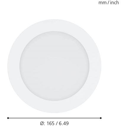 Eglo - Dimbare LED Badkamer Inbouw Lamp LED/10,5W/230V IP44 ZigBee