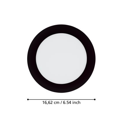 Eglo - Dimbare LED inbouwlamp voor badkamer LED/10,5W/230V 2700-6500K IP44 ZigBee Ø 16,5 cm