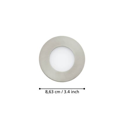 Eglo - ET 3x Dimbare LED Badkamer Lamp FUEVA-Z  LED/2,8W/230V IP44