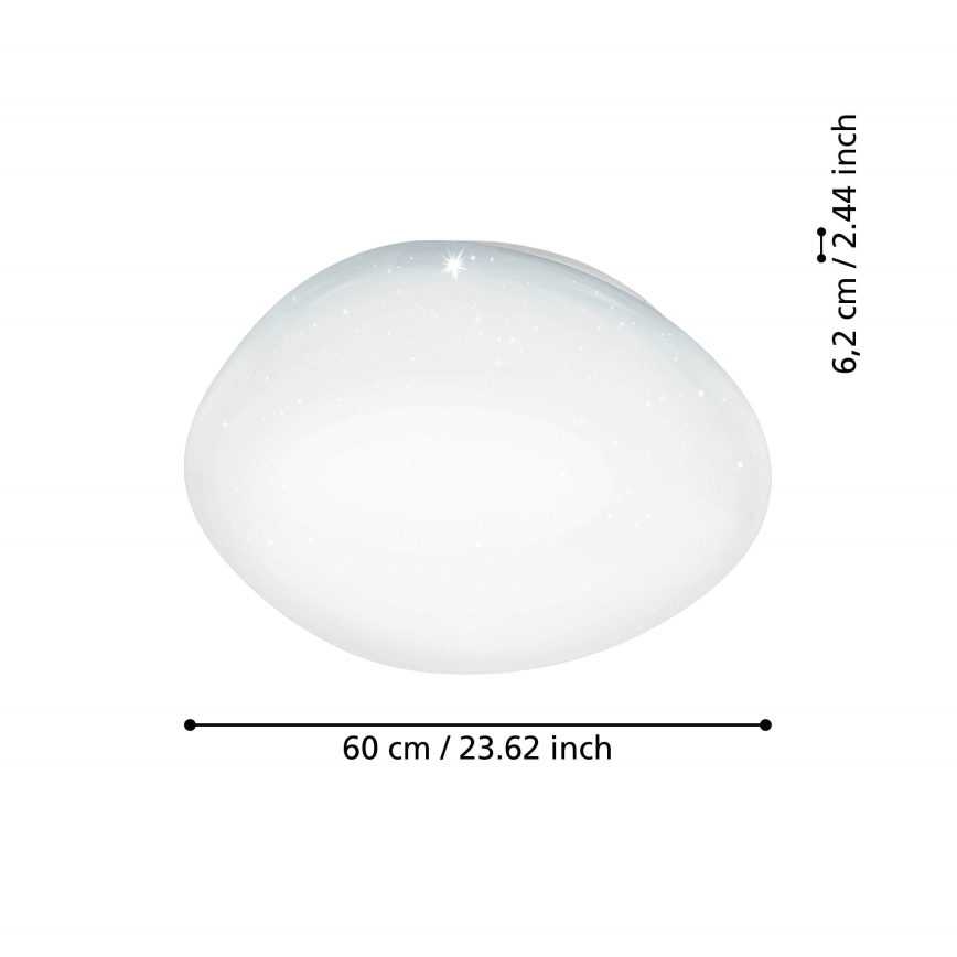 Eglo - LED RGBW Dimbaar plafondlamp LED/33W/230V ZigBee