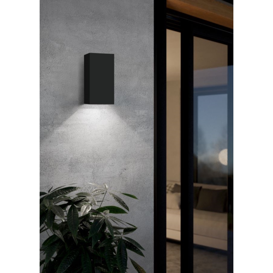 Eglo - Dimbare LED RGB Wandlamp voor Buiten 2xGU10/5W/230V IP55 2700-6500K
