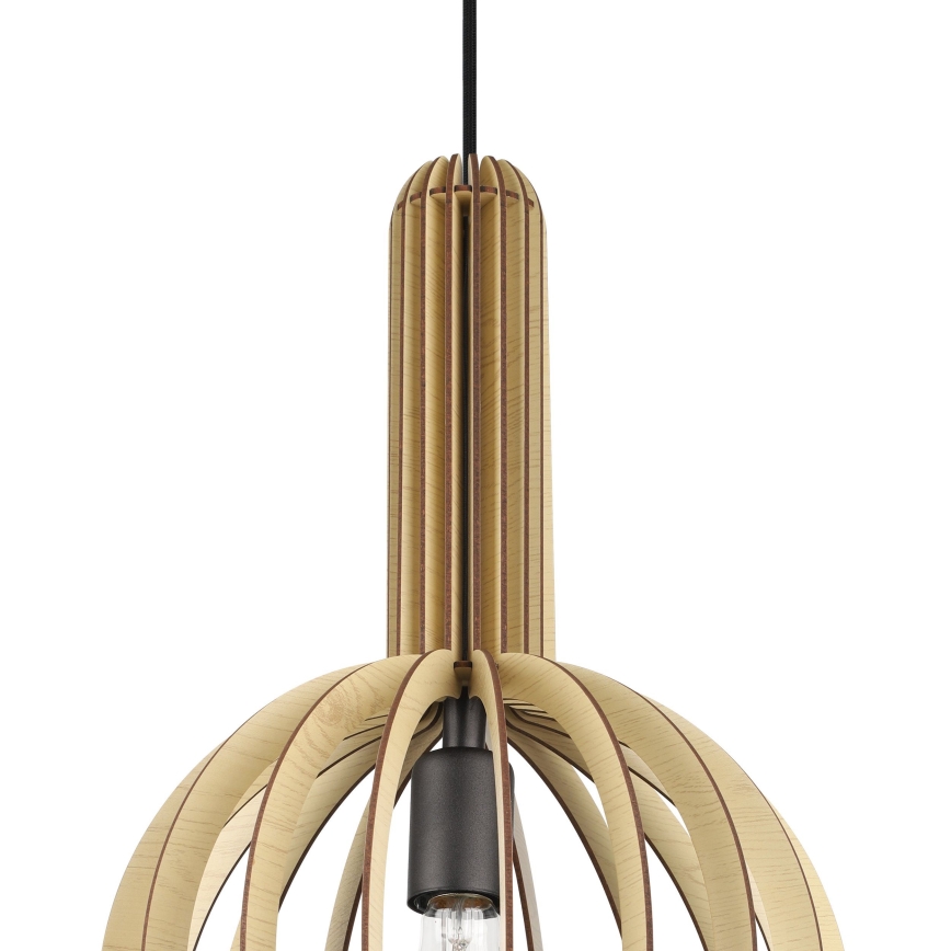 Eglo - Hanglamp aan een koord 1xE27/40W/230V diameter 31 cm beige