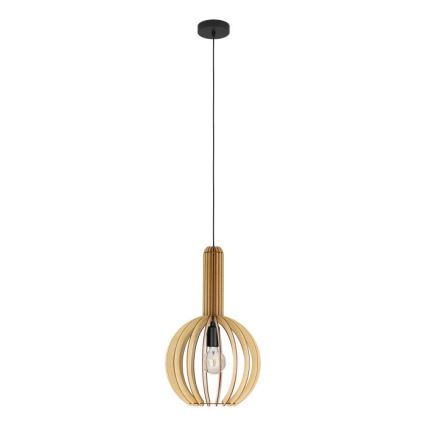 Eglo - Hanglamp aan kabel 1xE27/40W/230V Ø 31 cm beige