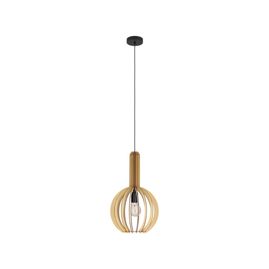 Eglo - Hanglamp aan kabel 1xE27/40W/230V Ø 31 cm beige