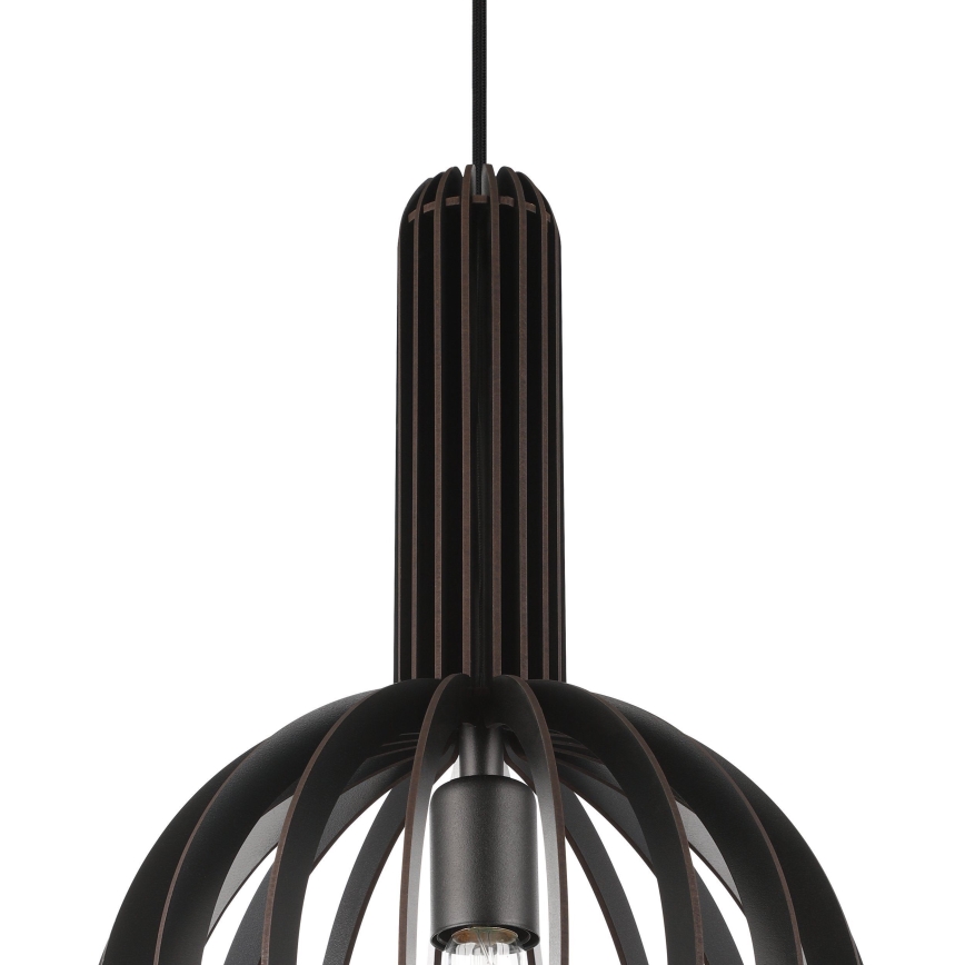 Eglo - Hanglamp aan een koord 1xE27/40W/230V diameter 31 cm zwart