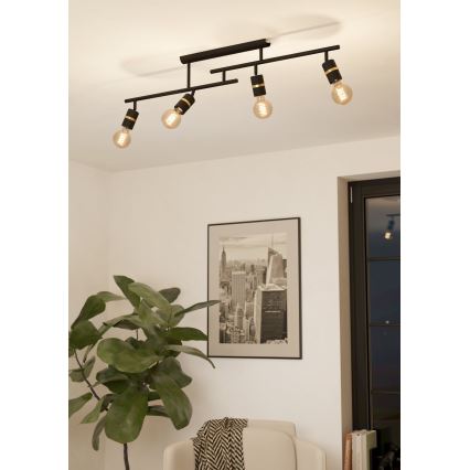 Eglo - Plafondlamp 4xE27/10W/230V