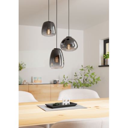 Eglo  - Hanglamp aan een koord 3xE27/40W/230V diameter 43 cm