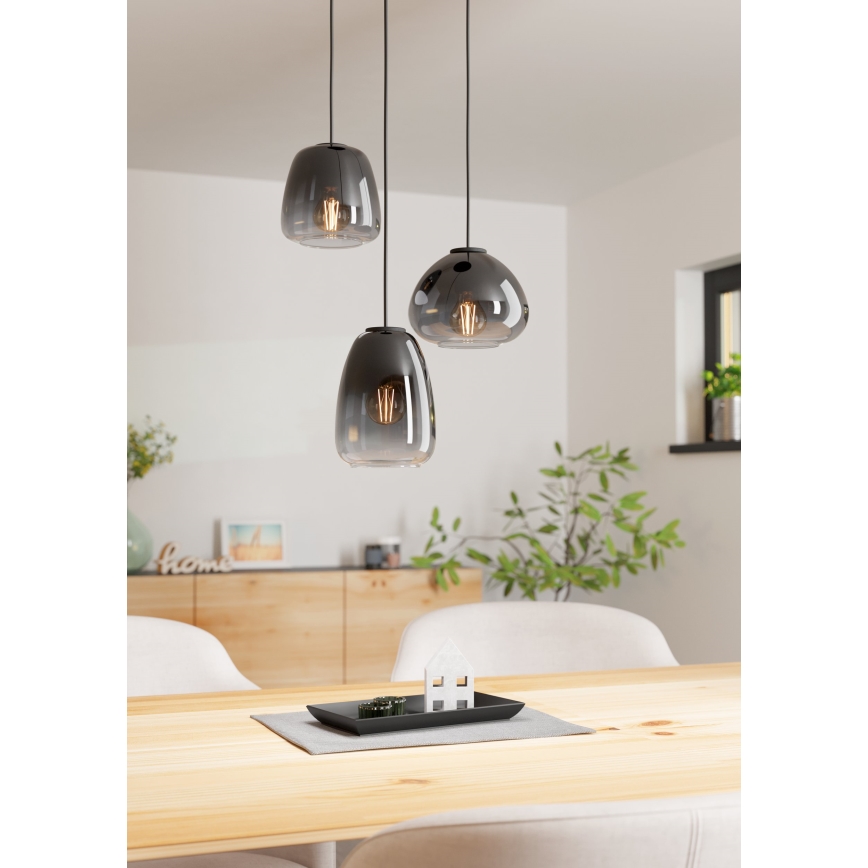 Eglo  - Hanglamp aan een koord 3xE27/40W/230V diameter 43 cm